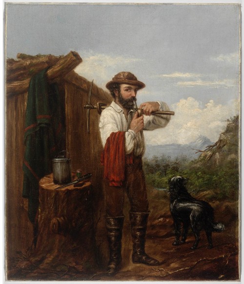 Goldminer, 1861 oil painting by J. Anderson, image courtesy State Library NSW