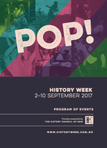 History Week 2017 program cover