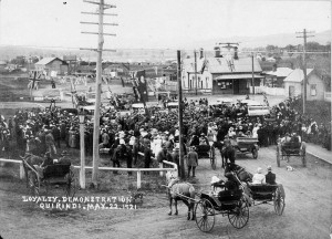 Loyalty Demonstration. Patriotic gathering - Quirindi, NSW, 22 May 1921