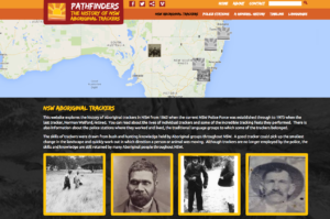 Aboriginal trackers NSW website