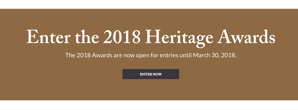 National Trust Heritage Awards 2018