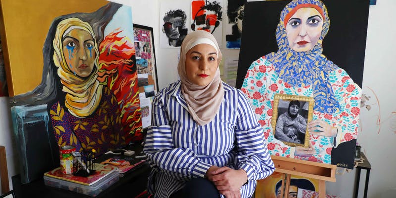 Activity | Painting Workshop with Amani Haydar | 9 November 2019