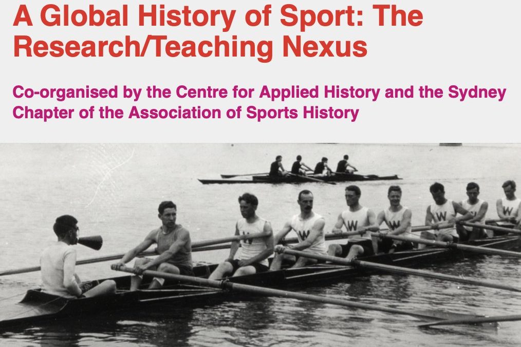 Discussion | A Global History of Sport: The research/teaching nexus | 28 November 2019
