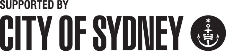 City of Sydney - supported by - horizontal